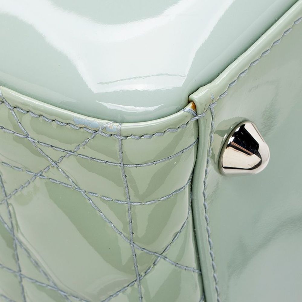 Dior Patent Leather Lady Dior Large Tote - Picture 13 of 13